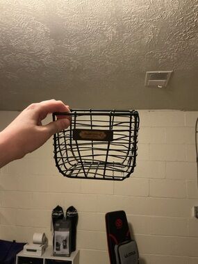 Target Black Wire Wall Basket